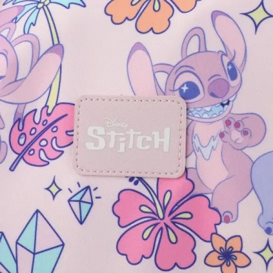 Disney Stitch & Angel 18" Pink Duffle Bag image {3}