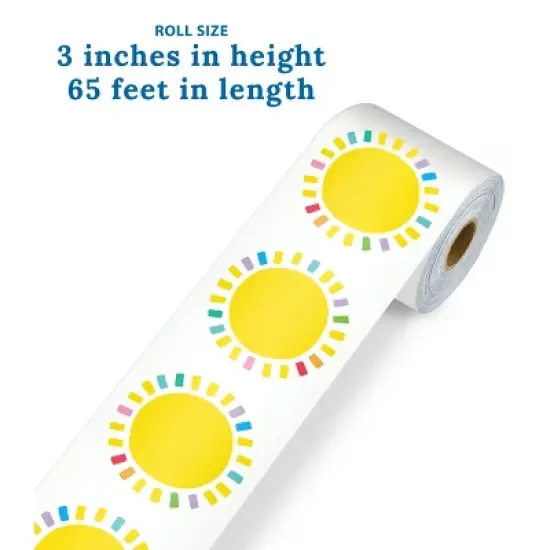 Carson Dellosa Education 65' Sunshine Rolled Straight Bulletin Board Borders (1 roll) image {2}