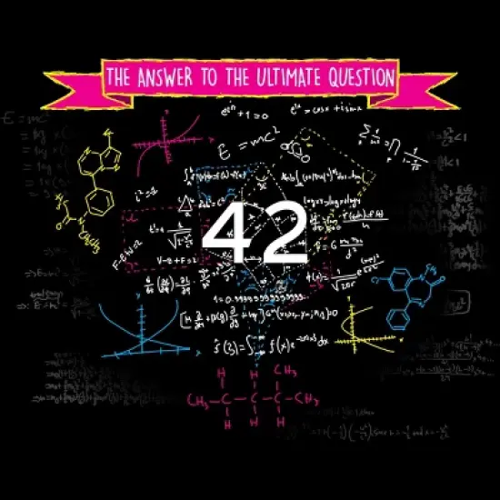 Women's Design By Humans The answer to the ultimate question 42 By Bomdesignz Racerback Tank Top image {1}