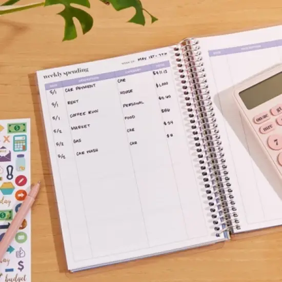 erin condren Budget Journal Classic Striped/Every Little Bit Counts image {11}