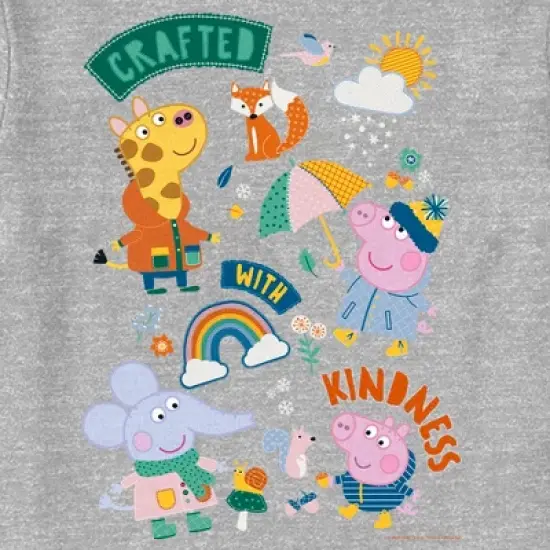 Toddler's Peppa Pig Crafted With Kindness T-Shirt image {1}