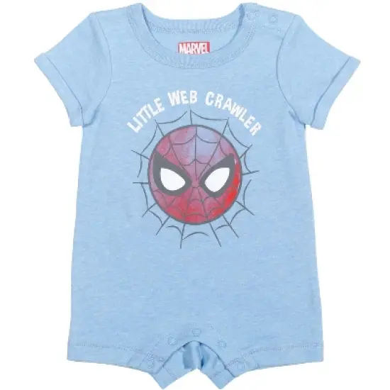 Marvel Avengers Spider-Man Romper and Sunhat Blue / Red  image {2}