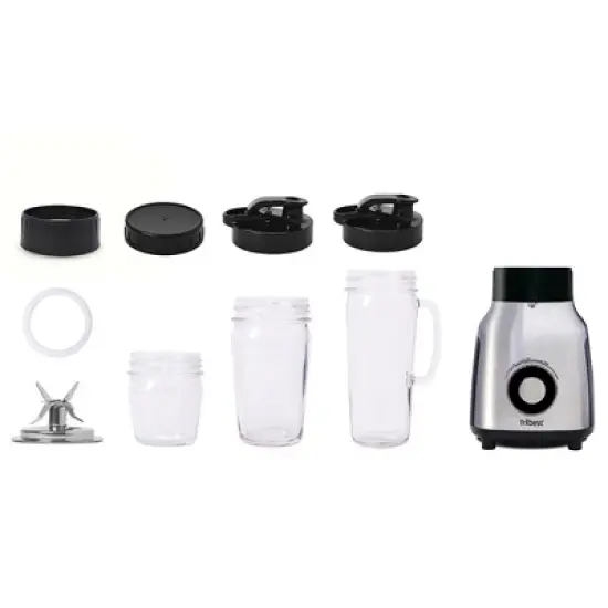 Tribest Glass Personal Blender &ndash; Silver image {4}