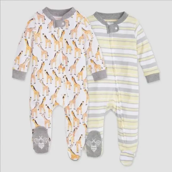 Burt's Bees Baby&reg; 2pk Sleep N' Play - Heather Gray image {4}