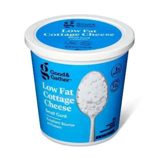 1% Milkfat Low fat Small Curd Cottage Cheese - 24oz - Good & Gather&trade; image {2}