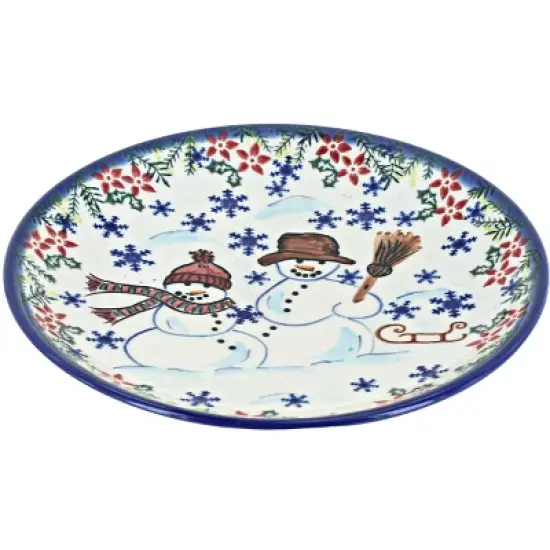 Blue Rose Polish Pottery Vena Dessert Plate image {16}
