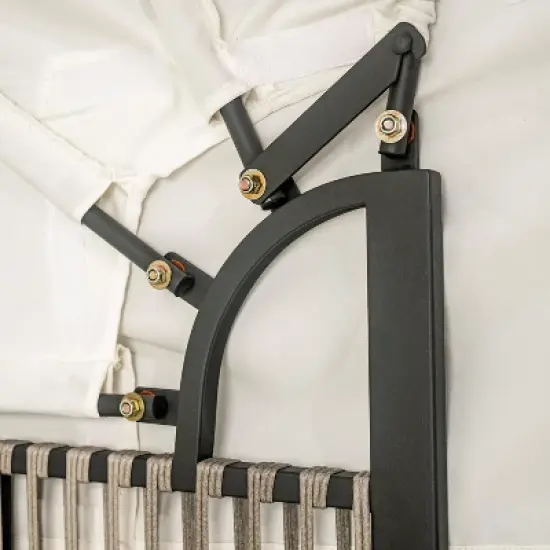 Whisen Outdoor Patio Daybed Rattan Daybed Outdoor Sunbed with Detachable Pillows image {10}