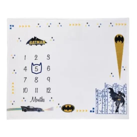 Warner Bros. Batman Milestone Baby Blanket image {1}