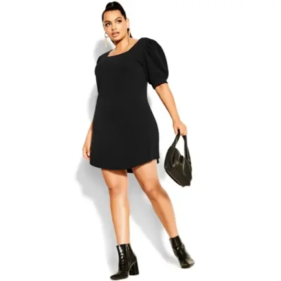 Women's Plus Size Electric Dress - black | CITY CHIC image {5}