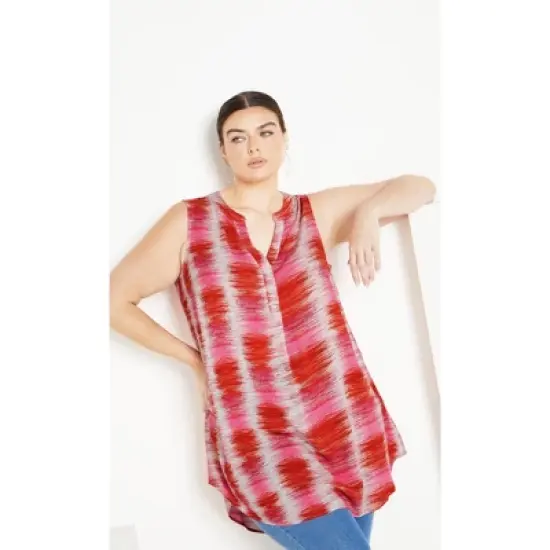 Women's Plus Size  Riviera Tunic - rose | AVENUE image {3}