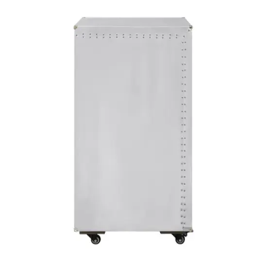 21.26" Raini Wine Rack Aluminum - Acme Furniture: 35.43" High, Holds 23 Bottles, Wood Composite image {3}