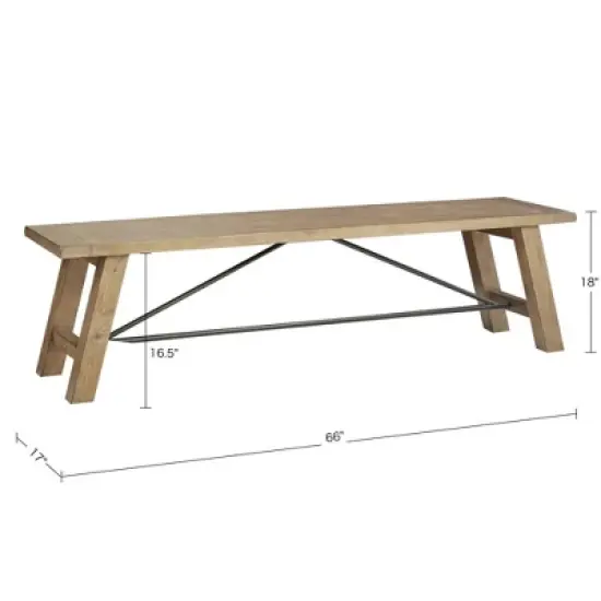 Sonoma Dining Bench image {8}