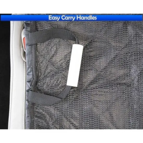 5 Star Super Deals Dog Car Seat/Trunk Cover Back Seat & Cargo Protector Universal Hammock Version Heavy Duty Scratchproof Waterproof Nonslip Anchors image {7}