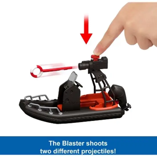 Jurassic World Rebirth Storypack with Raft, Villain Dino1, Adult, Child & Aquilops, Island Escape image {3}