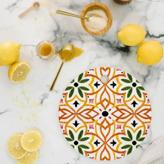 Marta Barragan Camarasa Obsession Nature Mosaics Cutting Board - Deny Designs image {1}