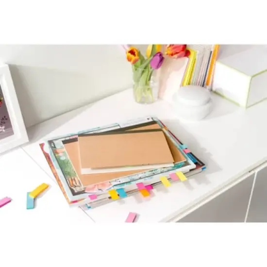 Post-it 10pk 1/2"x2" Page Markers Assorted Bright Colors image {8}