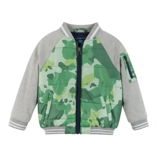 Andy & Evan  Toddler  Boys Splatter Reversible Bomber Jacket image {2}