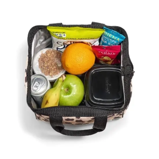 Fit & Fresh Charlotte Lunch Bag - Tan Cheetah image {1}