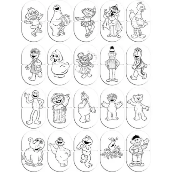 MasterPieces Kids Games - Sesame Street Heads & Toes Matching Game image {4}