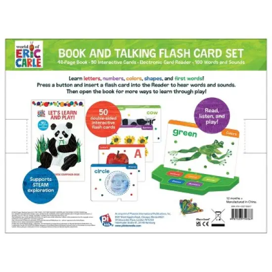 World of Eric Carle Let's Learn and Play Talking Flashcard Box Set image {6}