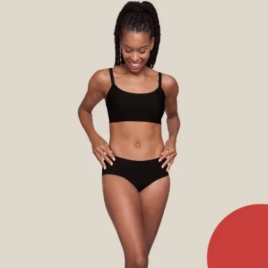 Unders by Proof Period Underwear Briefs - Regular Absorbency  - Black image {6}