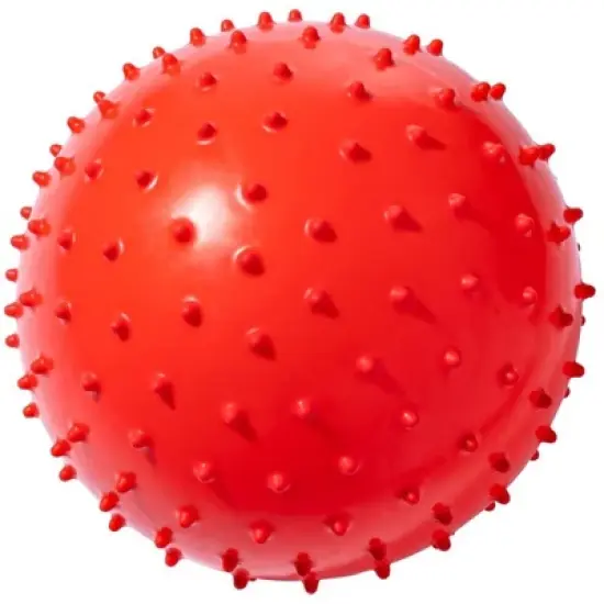 New Bounce Knobby Bouncing Balls 8.5'', Set of 4 Spiky Balls with 2 pins and pump image {4}