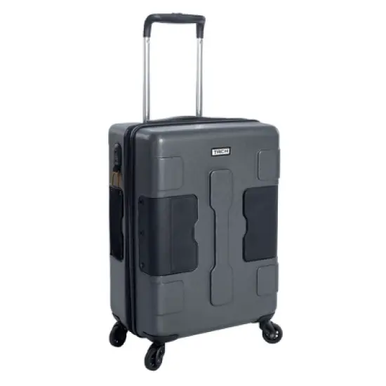 TACH V3 Connectable Hardside Carry On Rolling Suitcase Luggage w/ Spinner Wheels, TSA Approved Lock, 2 USB Charging Ports, and Bottle Clip image {5}