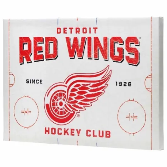 NHL Detroit Red Wings Rink Canvas image {1}