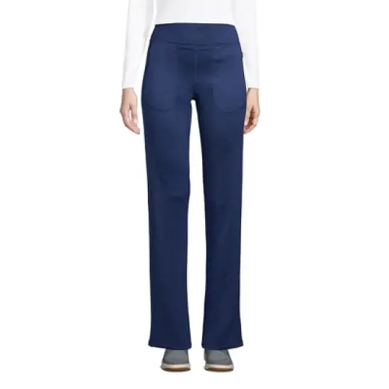 Lands' End Women's Tall Active Fleece Lined Yoga Pants image {3}