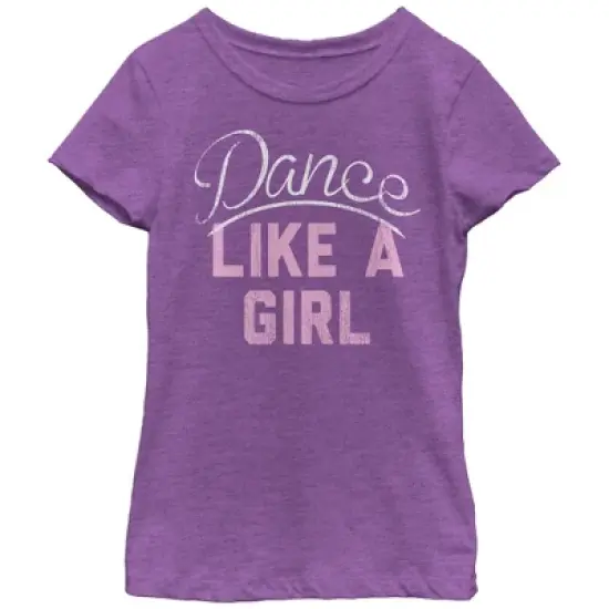 Girl's CHIN UP Dance Like a Girl T-Shirt image {3}