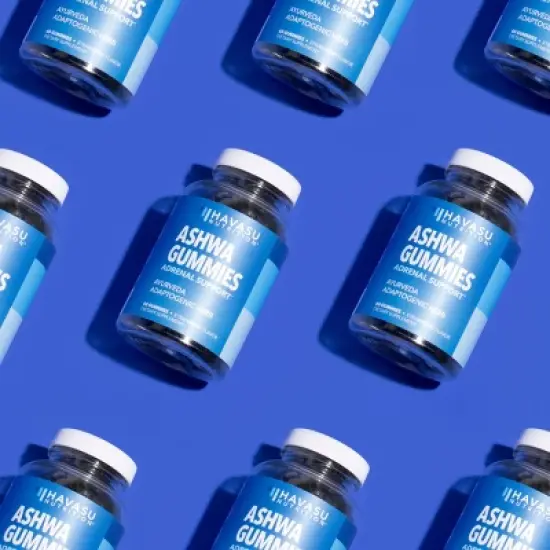 Ashwagandha Gummies, Strawberry, Havasu Nutrition, 60ct image {3}