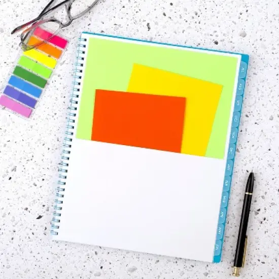 Mead Large 2025-2026 Monthly Color Pop White with Dots image {5}