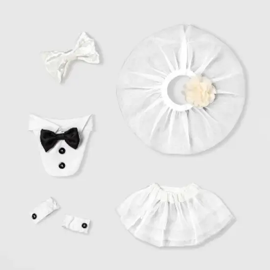 Wedding Collection Dog and Cat Tutu - White - Boots & Barkley&trade; image {3}