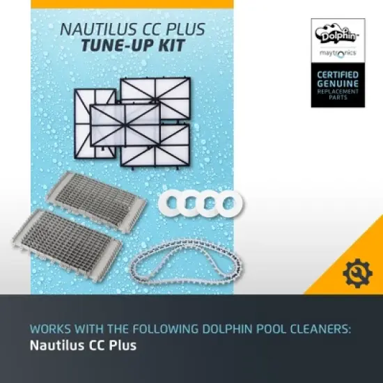Dolphin Nautilus CC Plus Robotic Swimming Pool Cleaner Tune-up Kit  Replacement image {2}
