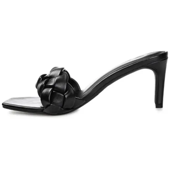 Journee Collection Womens Hattie Tru Comfort Foam Open Toe Mid Stiletto Pumps image {1}