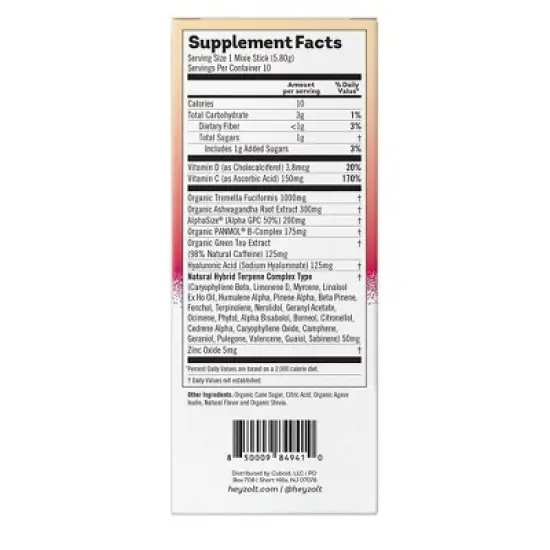 Zolt Drink Mix Well Lemon Tea - Case of 12/10/.2 oz image {4}