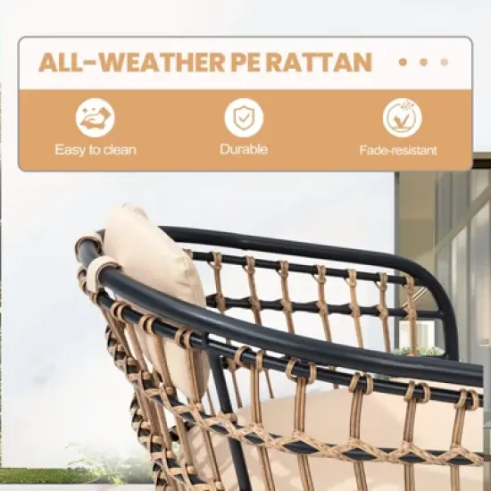 Crestlive Products Aluminum 9pc Extendable Patio Dining Set with Butterfly Leaf Rectangular Extension Table Expandable Outdoor Table with chairs image {6}