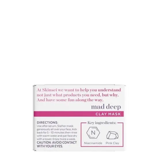 SkinSei Mad Deep Clay Face Mask - 2 fl oz image {1}