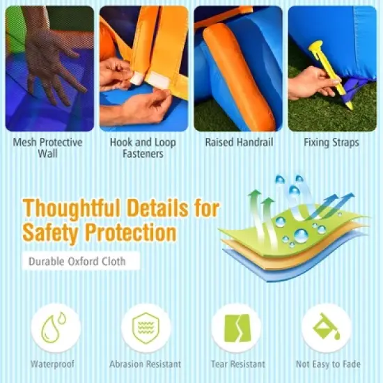 Costway Inflatable Bounce House Kids Jumping Playhouse Indoor & Outdoor Without Blower image {6}