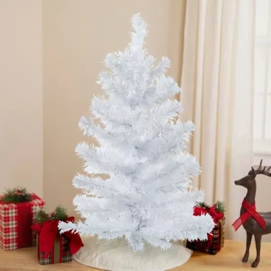 Northlight 2' Unlit Artificial Christmas Tree White Balsam Mini Pine image {1}