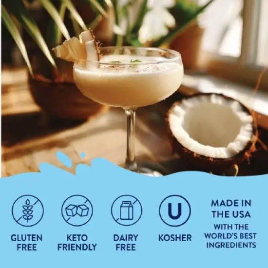 Jordan's Skinny Mixes Coconut Sugar Free Fruit Flavored Water Enhancer Syrup for Drink Mix Iced Tea Lemonade and More - 25.4 fl oz image {3}