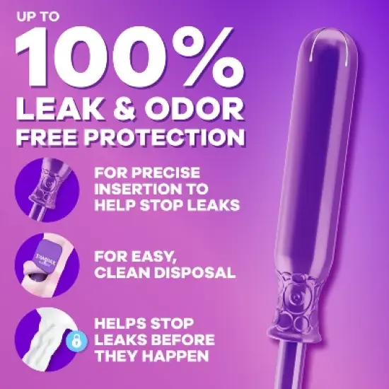 Tampax Radiant Tampons - Regular/Super/Super Plus - Unscented image {2}