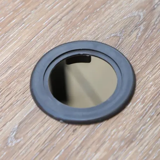 5pc Patio Dining Set with Rattan Arm Chairs & Square Faux Wood & Steel Tabletop - Captiva Designs image {3}