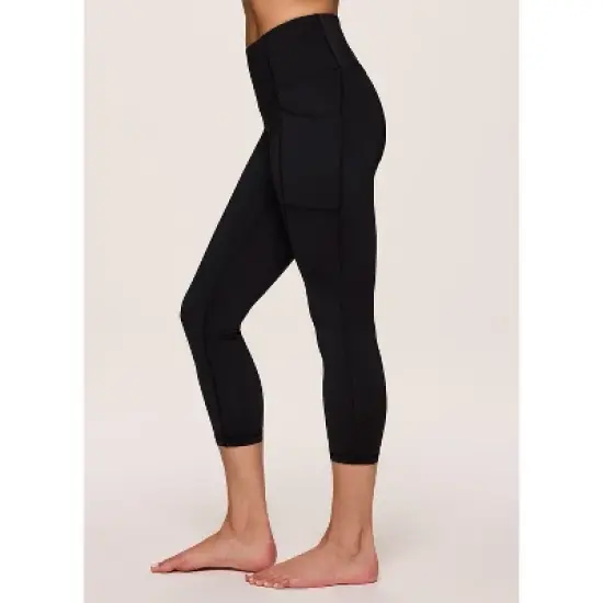 RBX Active Women's High Waisted Ultra Supportive Squat Proof Capri Legging with Pockets for Workouts, Yoga, Loungewear image {4}