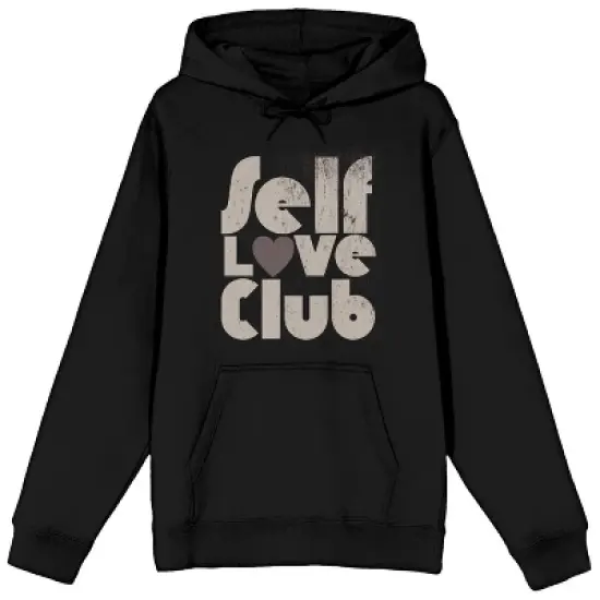 Self Love Club Long Sleeve Black Adult Sweatshirt image {3}
