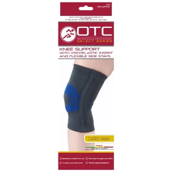 OTC Knee Brace, Compression Recovery, Gel Insert, Flexible Side Stays image {2}