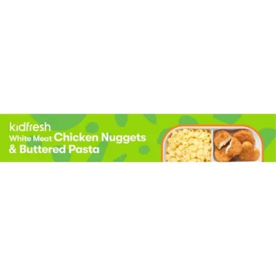 Kidfresh Frozen White Meat Chicken Nuggets & Buttered Pasta - 6.9oz image {4}