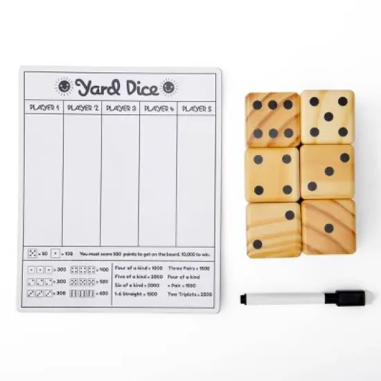 Wood Games Yard Dice - Bullseye's Playground&trade; image {3}
