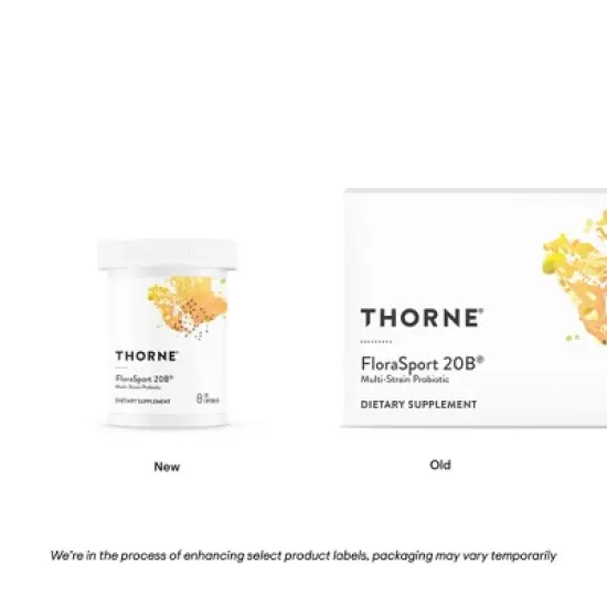 THORNE - FloraSport 20B Probiotic Supplement - 20 Billion Active Cultures per Capsule - NSF Certified for Sport - 30 Capsules image {3}
