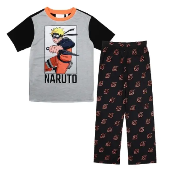 Naruto Shippuden Hidden Leaf Youth Boys Pajama Pants & Shirt Set image {4}